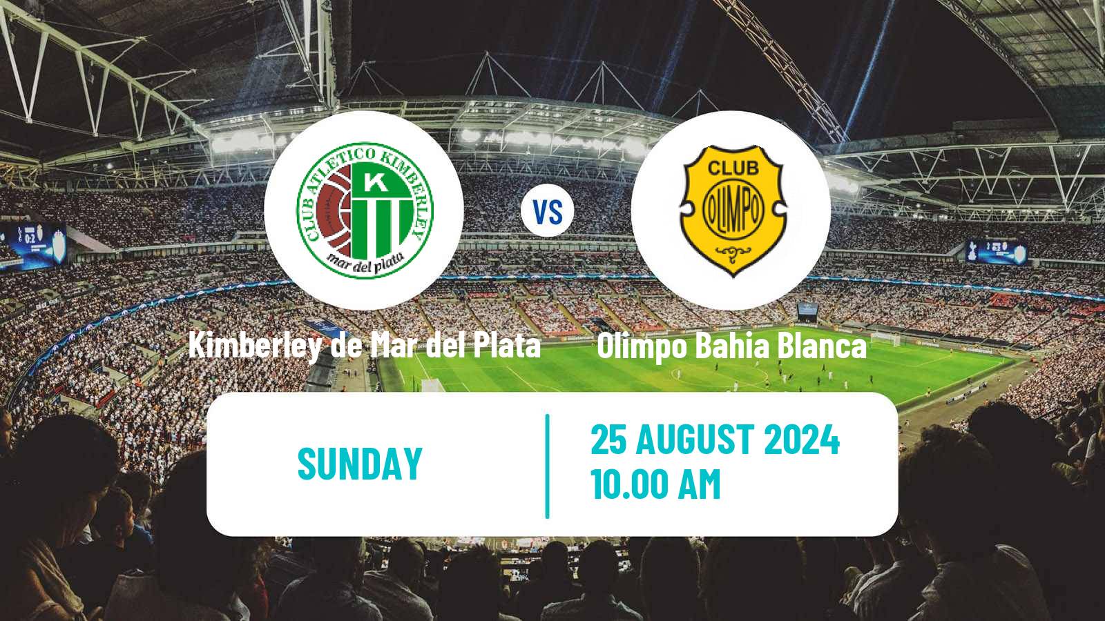 Soccer Argentinian Torneo Federal Kimberley de Mar del Plata - Olimpo Bahia Blanca