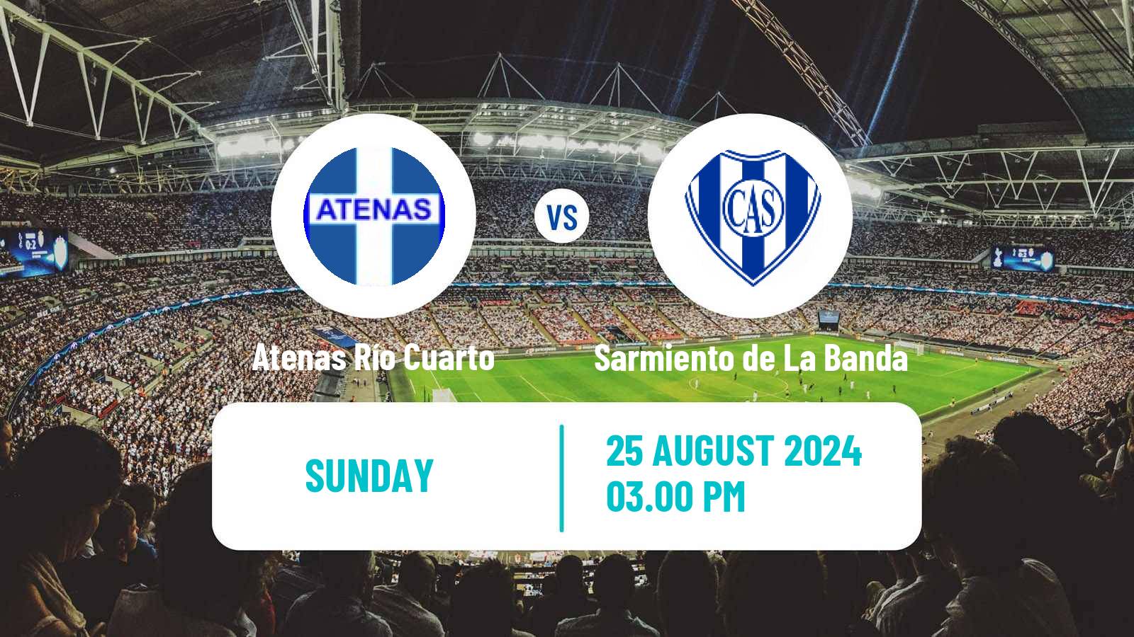 Soccer Argentinian Torneo Federal Atenas Río Cuarto - Sarmiento de La Banda