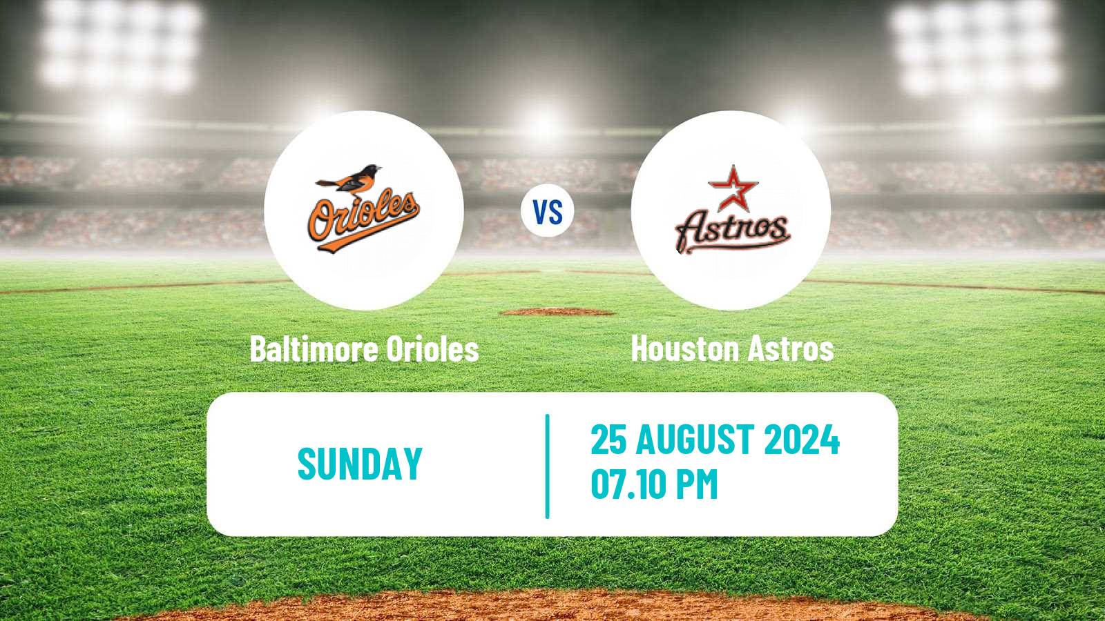 Baseball MLB Baltimore Orioles - Houston Astros