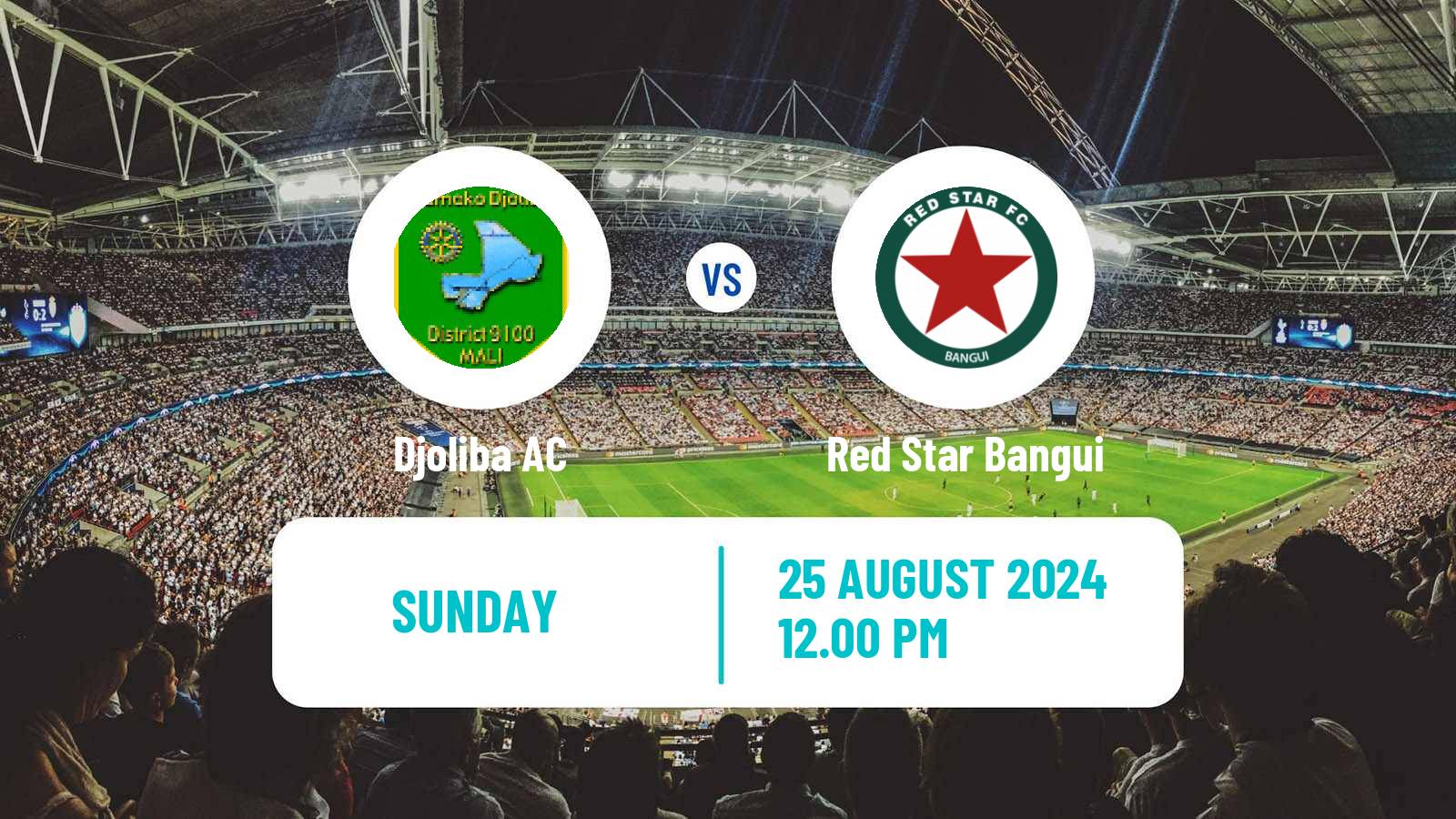 Soccer CAF Champions League Djoliba - Red Star Bangui