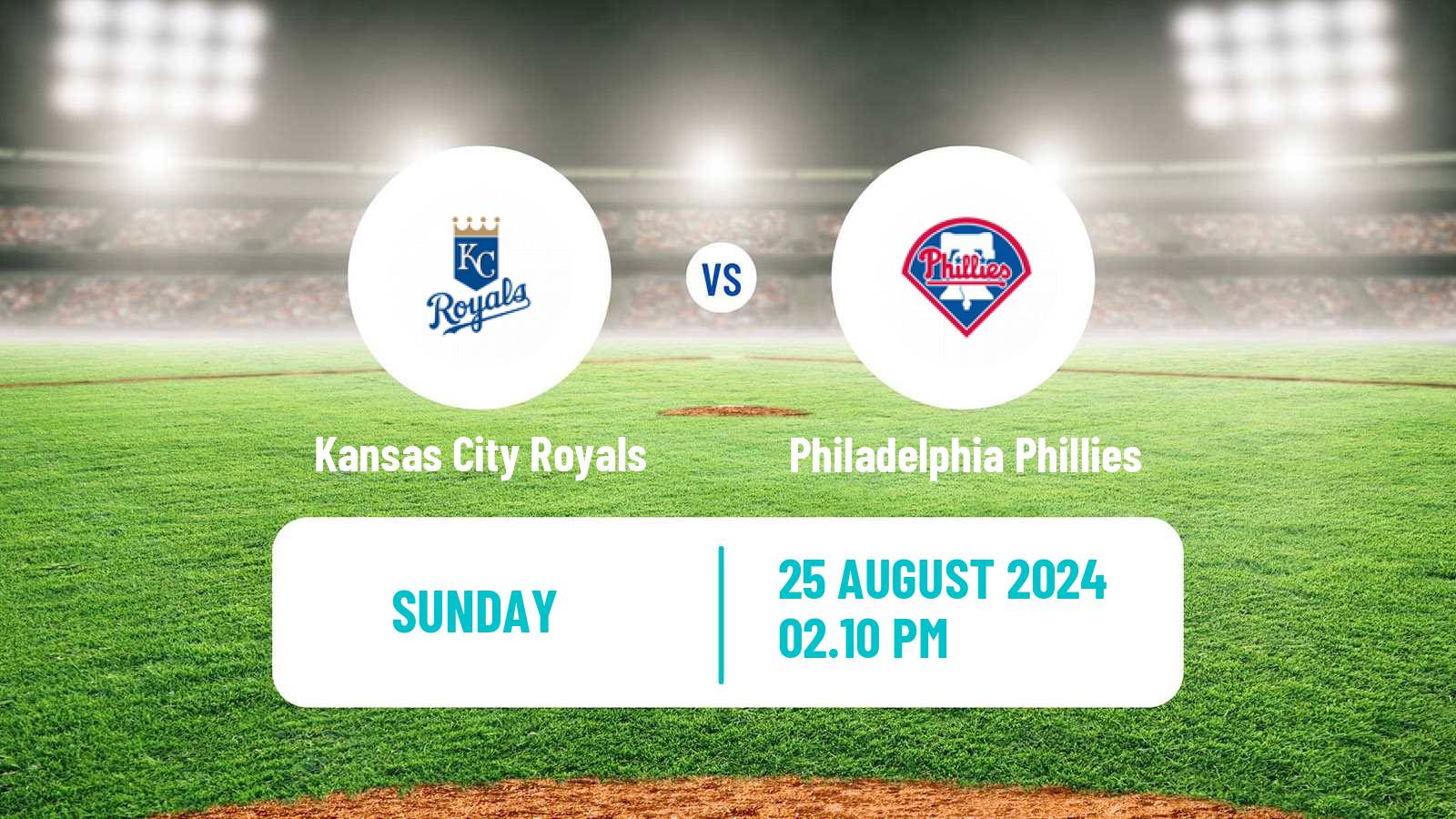 Baseball MLB Kansas City Royals - Philadelphia Phillies