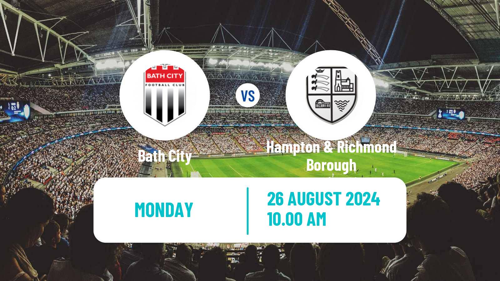 Soccer English National League South Bath City - Hampton & Richmond Borough