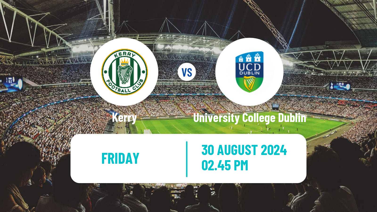 Soccer Irish Division 1 Kerry - University College Dublin