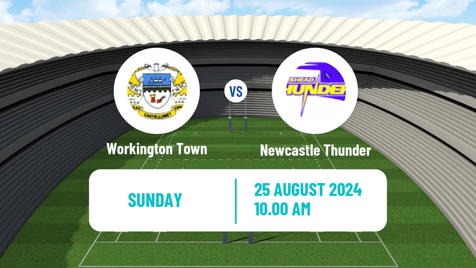 Rugby league English League 1 Rugby League Workington Town - Newcastle Thunder