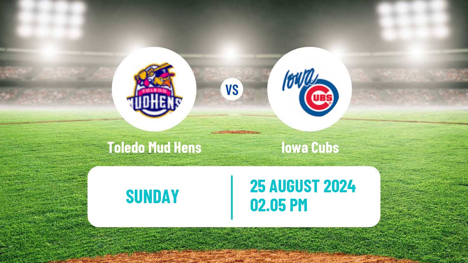 Baseball IL Toledo Mud Hens - Iowa Cubs