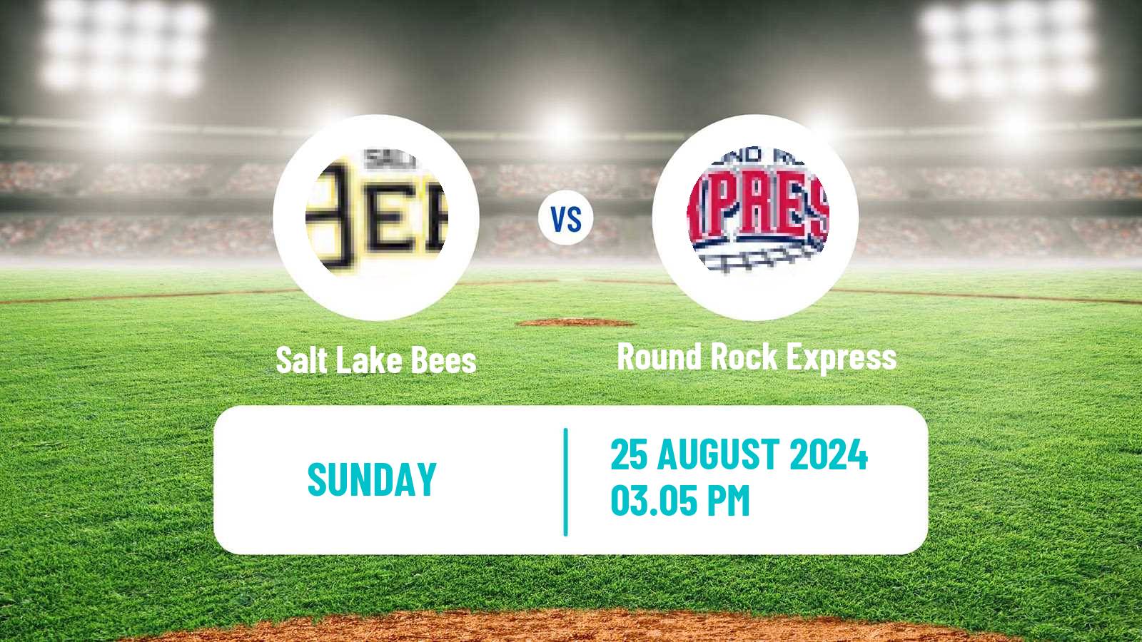 Baseball PCL Salt Lake Bees - Round Rock Express