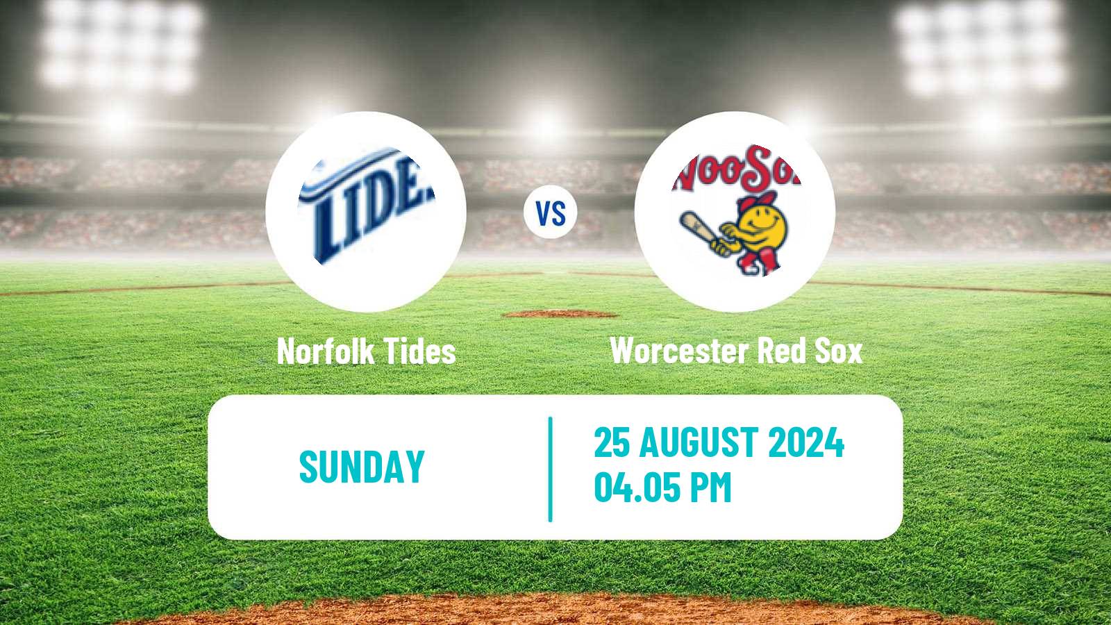 Baseball IL Norfolk Tides - Worcester Red Sox