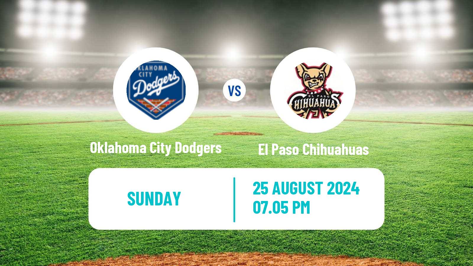 Baseball PCL Oklahoma City Dodgers - El Paso Chihuahuas