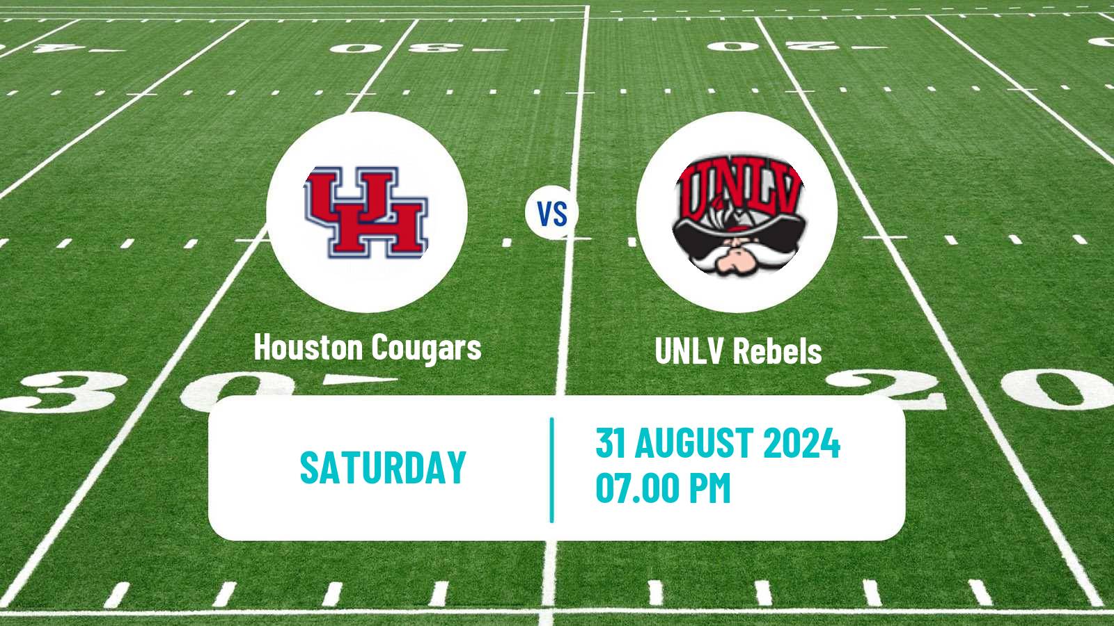 American football NCAA College Football Houston Cougars - UNLV Rebels