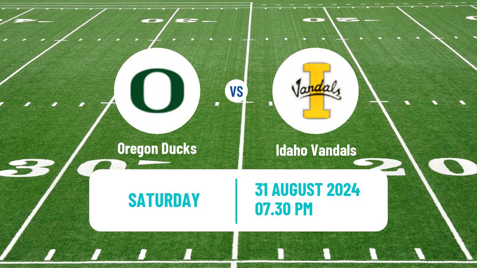 American football NCAA College Football Oregon Ducks - Idaho Vandals