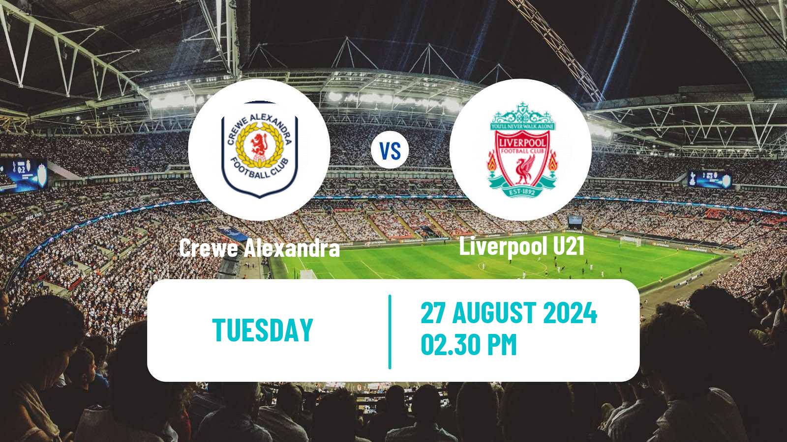 Soccer English EFL Trophy Crewe Alexandra - Liverpool U21