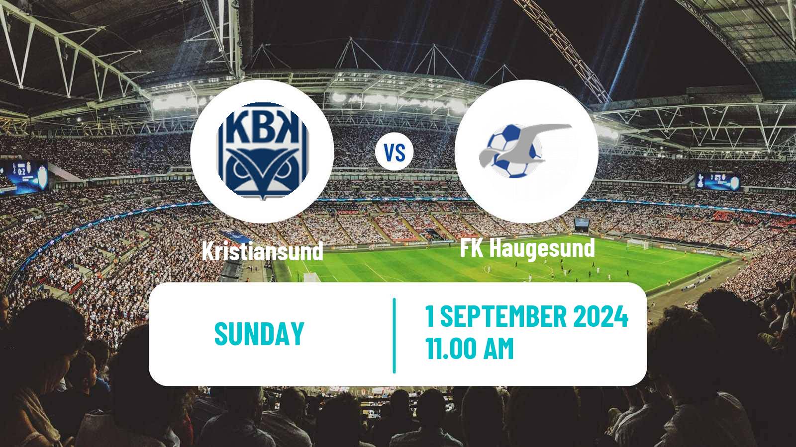 Soccer Norwegian Eliteserien Kristiansund - Haugesund