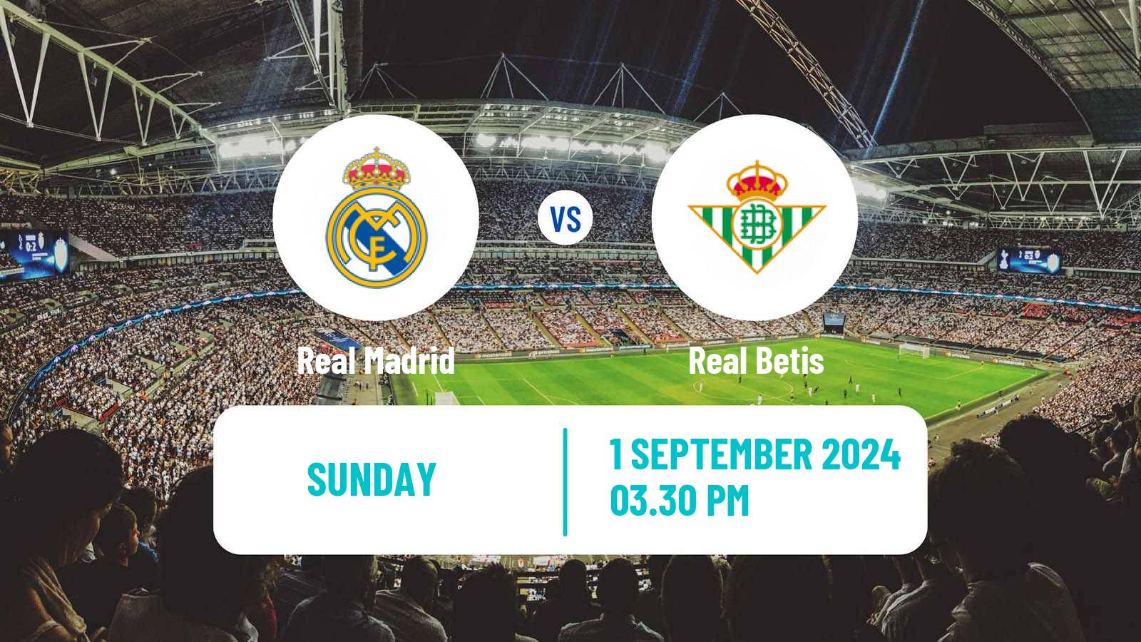 Soccer Spanish LaLiga Real Madrid - Betis