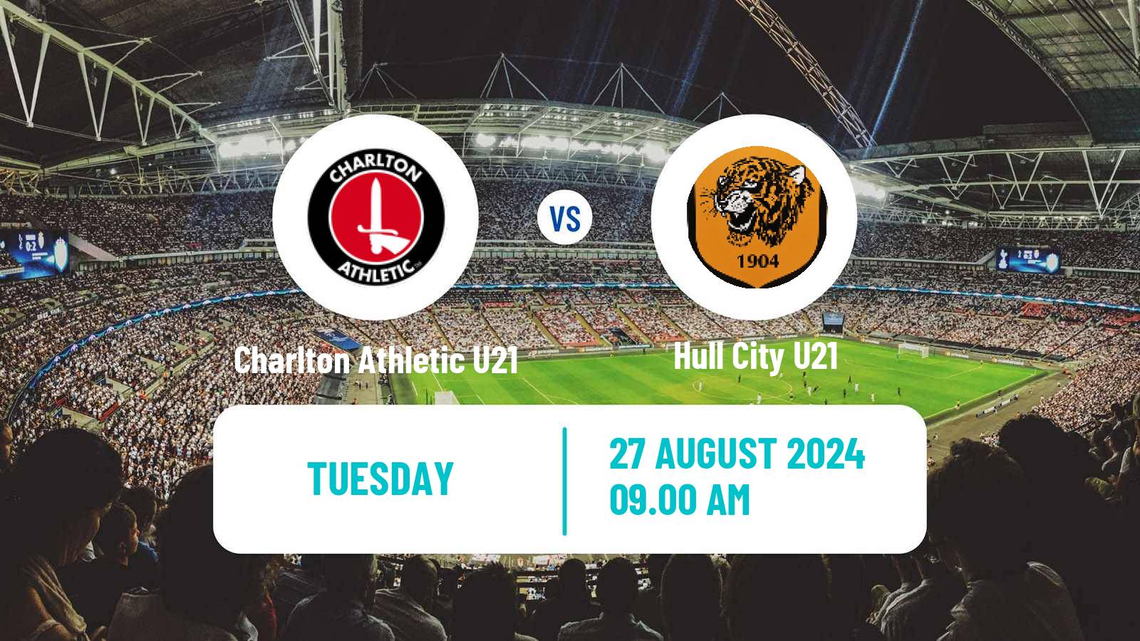 Soccer English Professional Development League Charlton Athletic U21 - Hull City U21