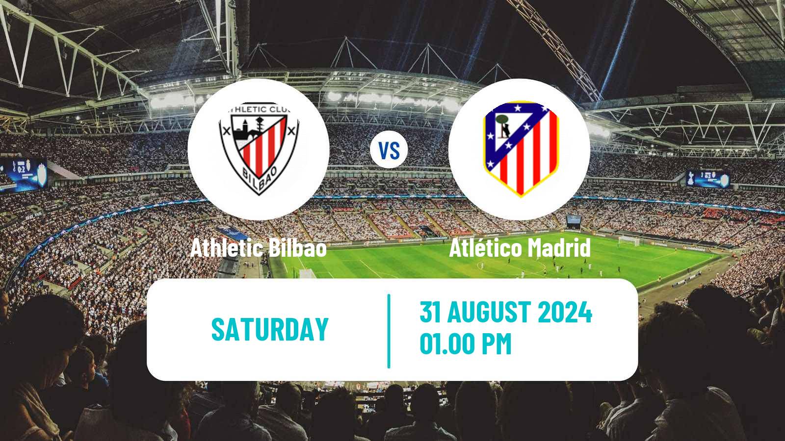 Soccer Spanish LaLiga Athletic Bilbao - Atlético Madrid