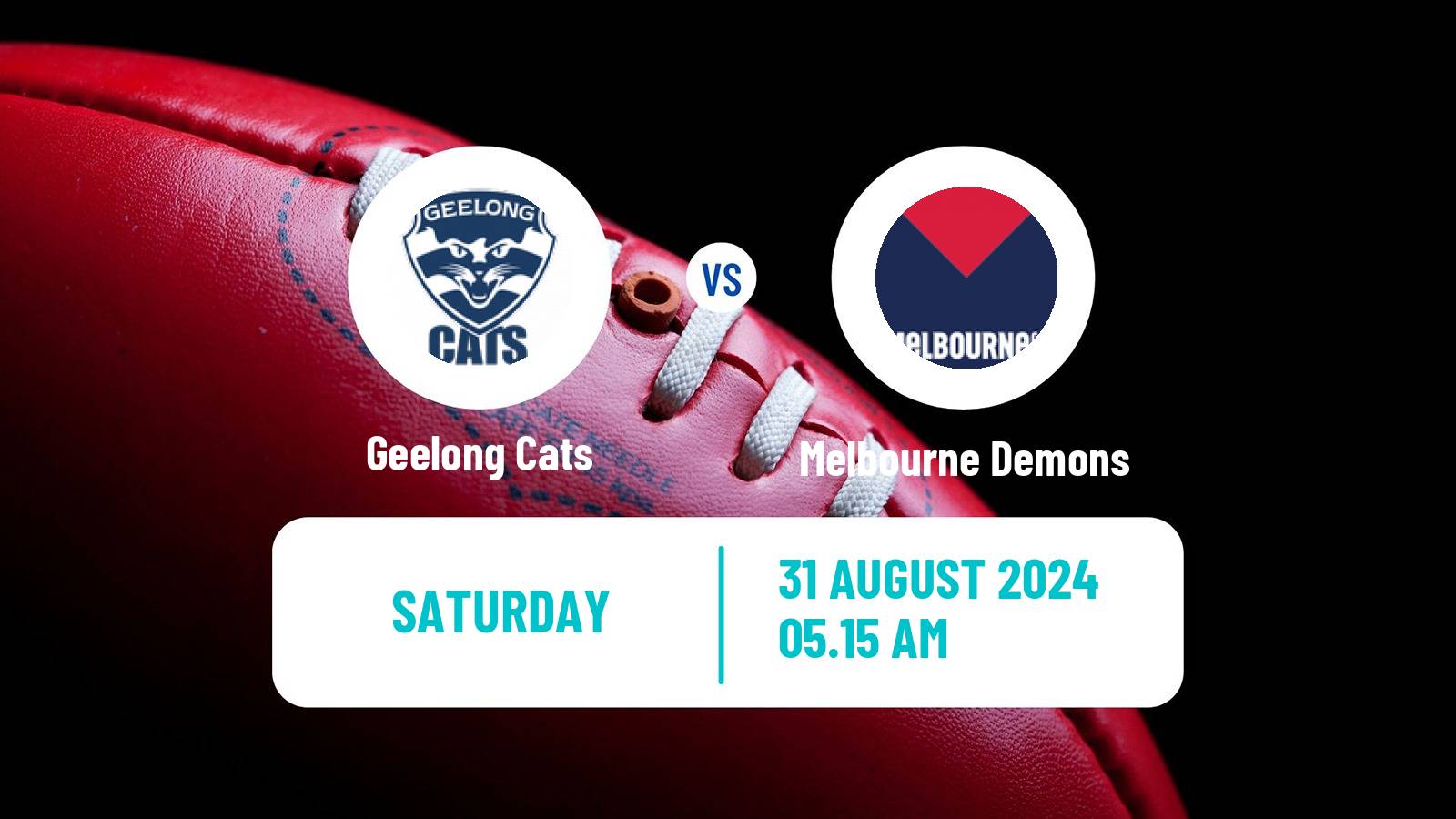 Aussie rules AFL Women Geelong Cats - Melbourne Demons