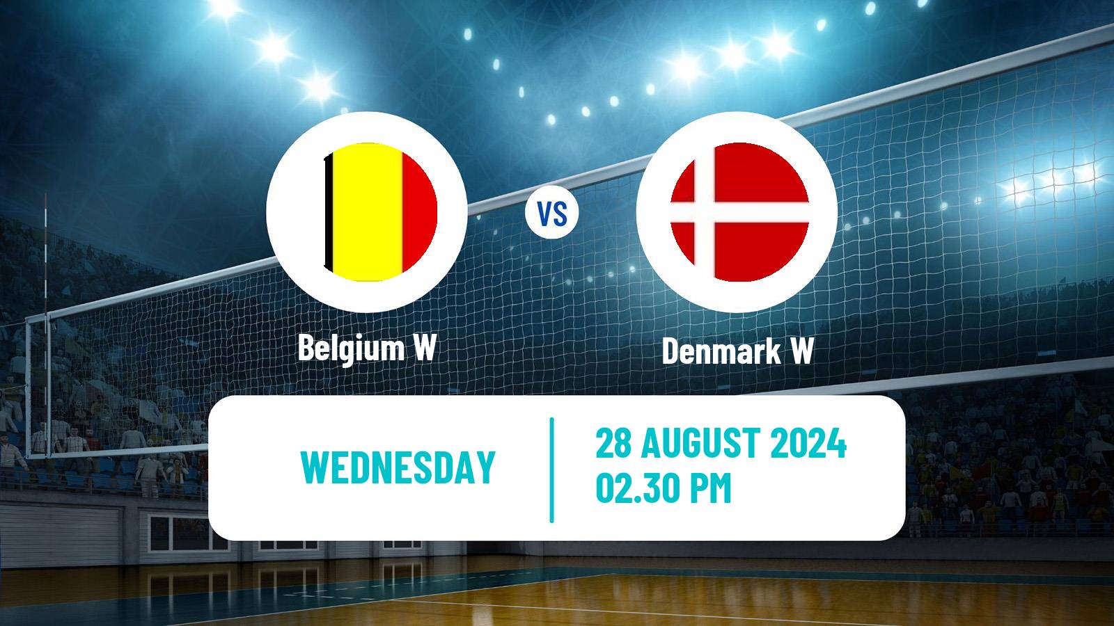 Volleyball European Championships Volleyball Women Belgium W - Denmark W