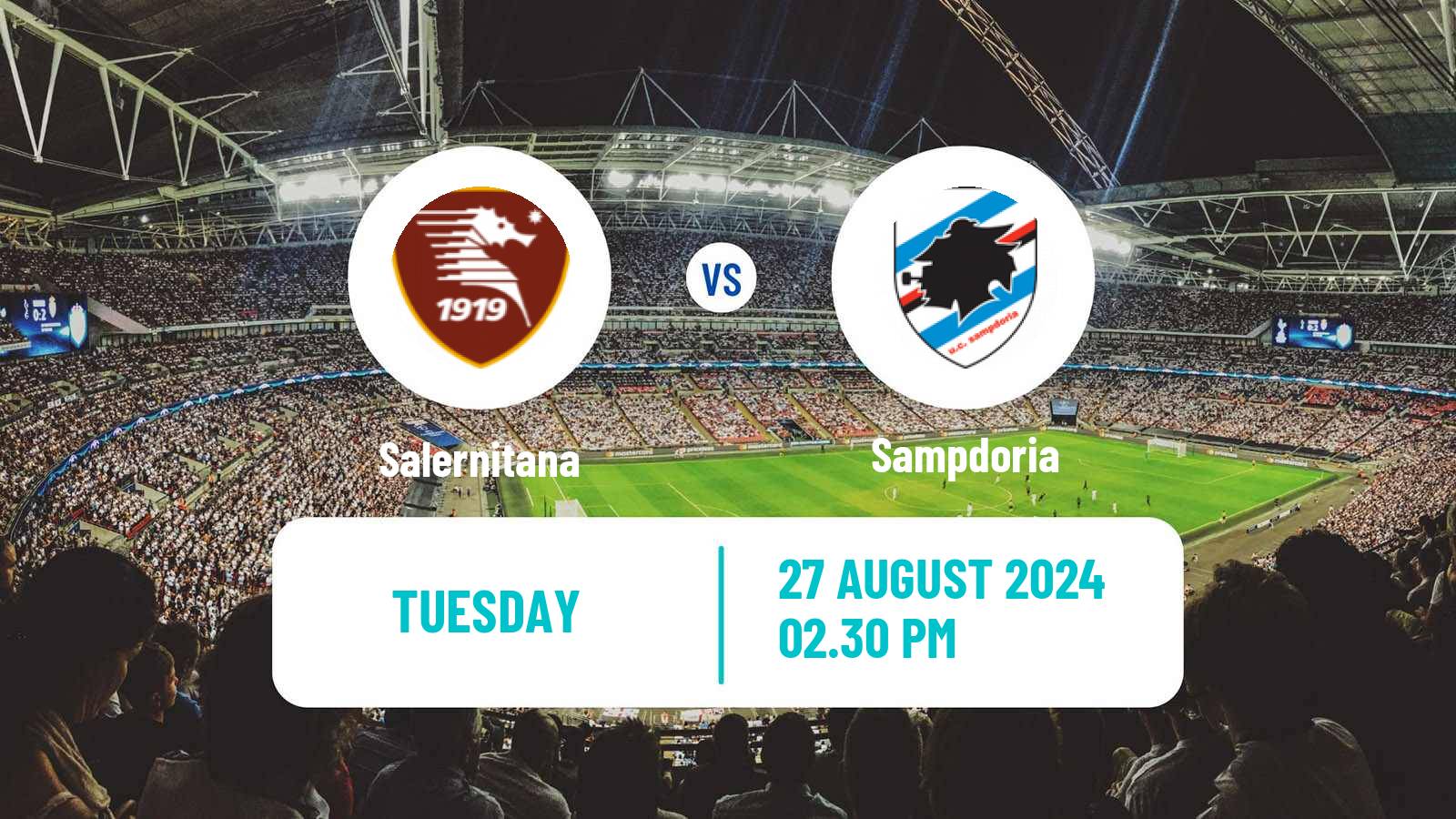 Soccer Italian Serie B Salernitana - Sampdoria