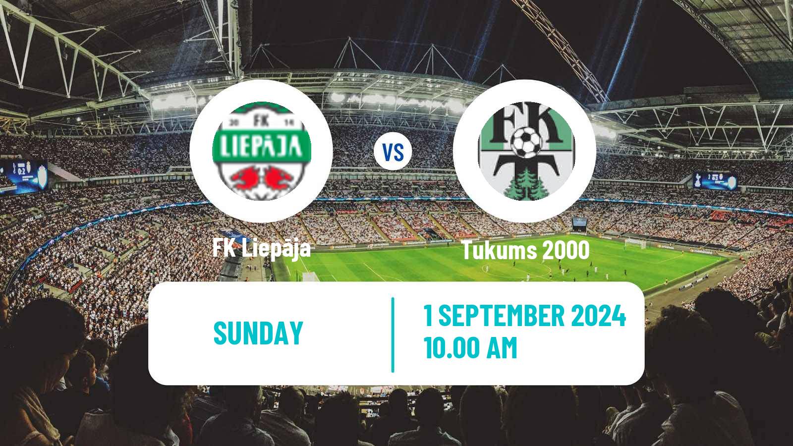 Soccer Latvian Virsliga Liepāja - Tukums 2000