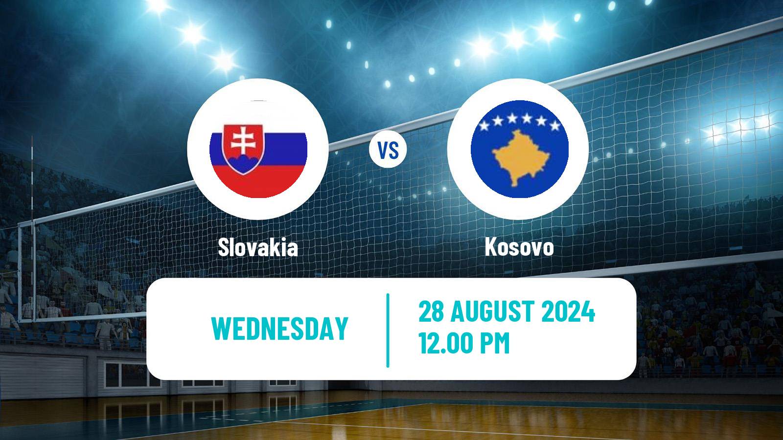 Volleyball European Championships Volleyball Slovakia - Kosovo