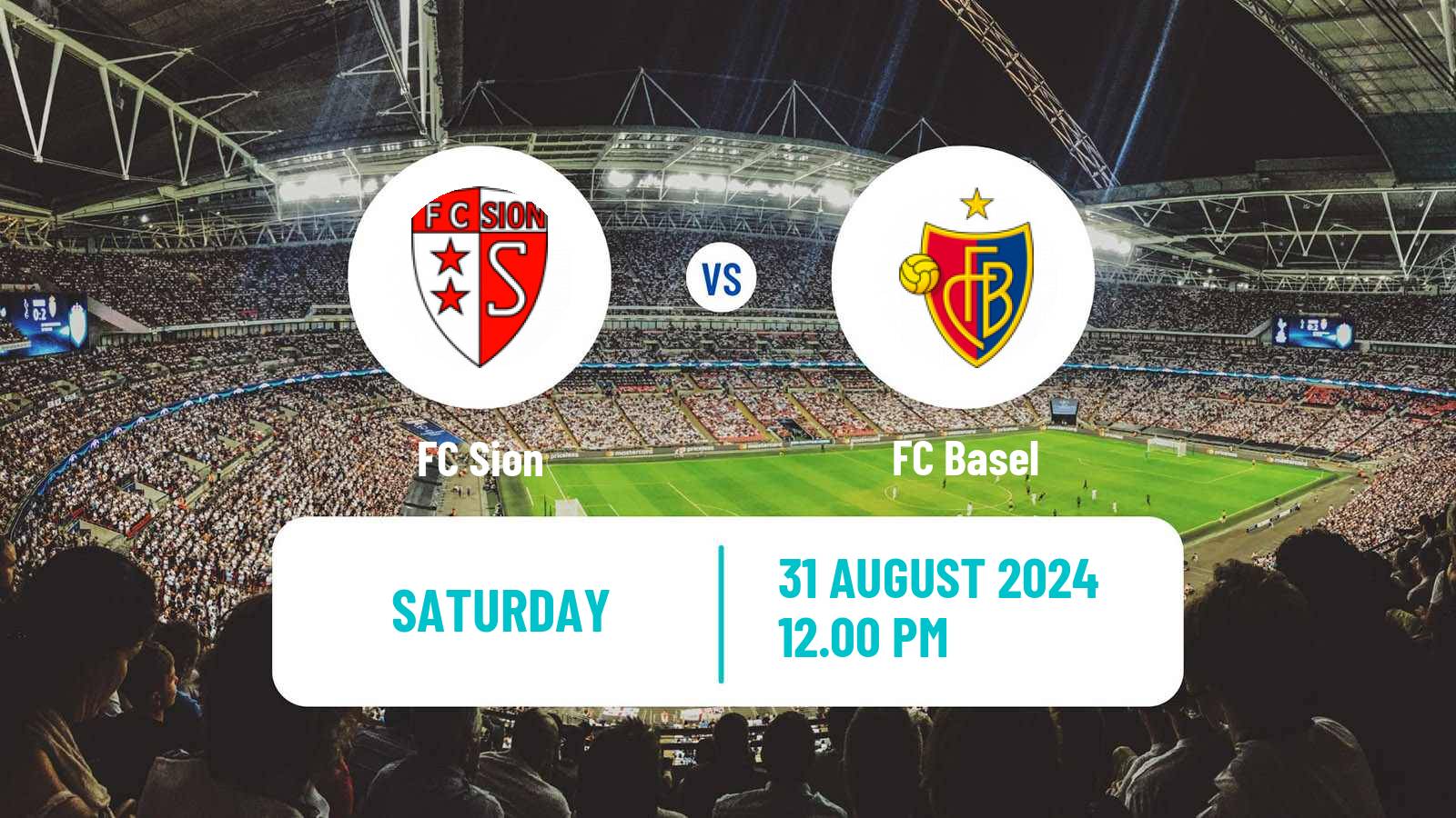 Soccer Swiss Super League Sion - Basel