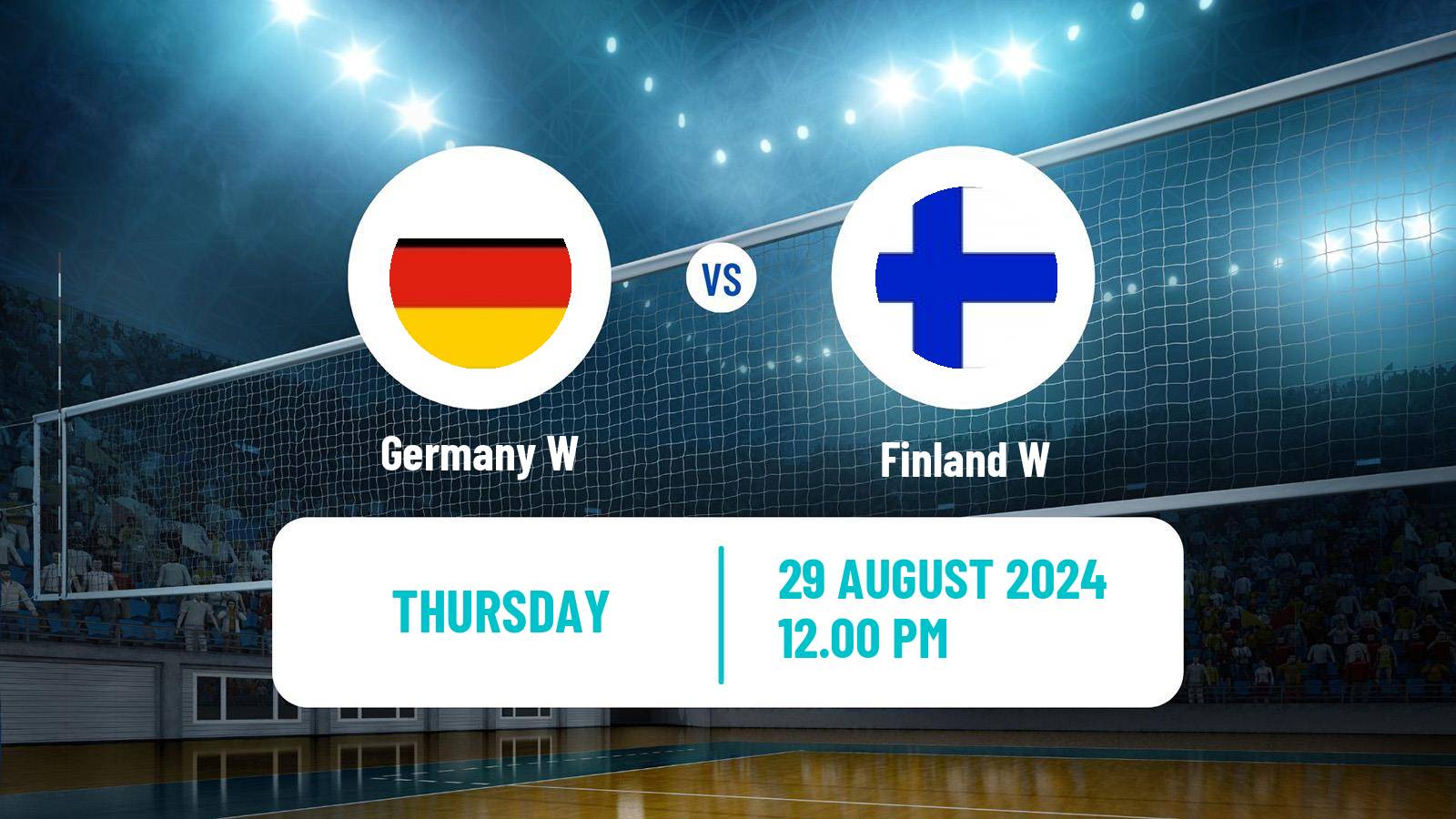 Volleyball European Championships Volleyball Women Germany W - Finland W