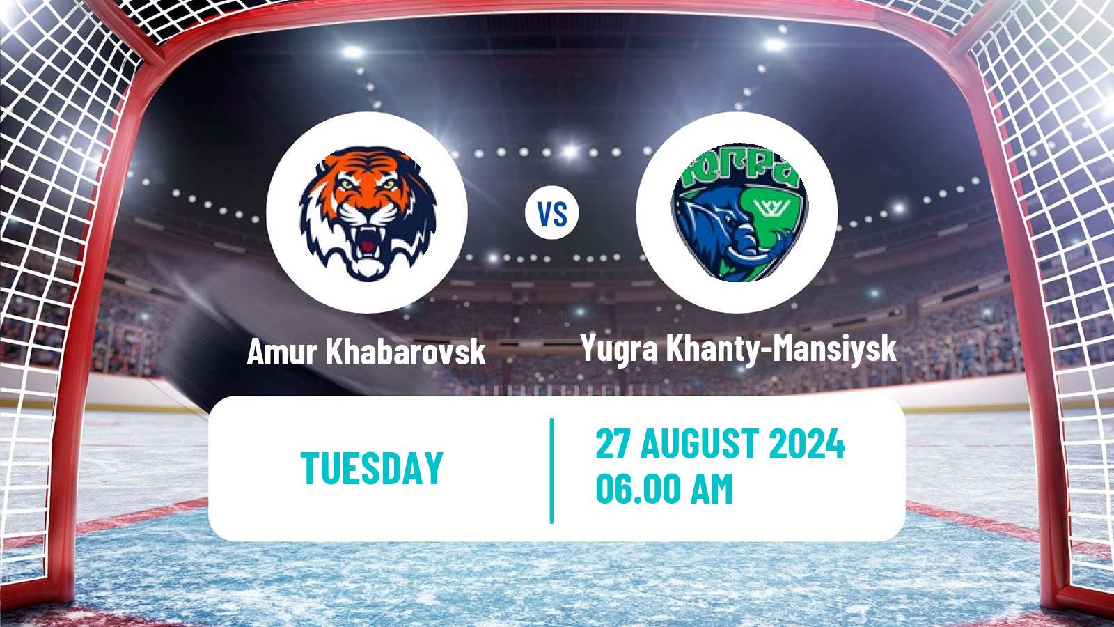 Hockey Club Friendly Ice Hockey Amur Khabarovsk - Yugra Khanty-Mansiysk