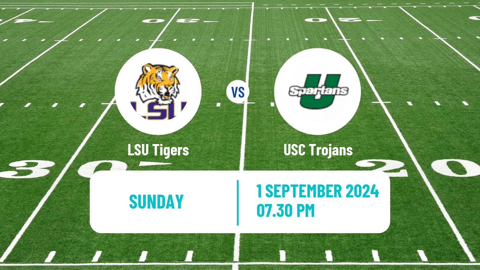 American football NCAA College Football LSU Tigers - USC Trojans