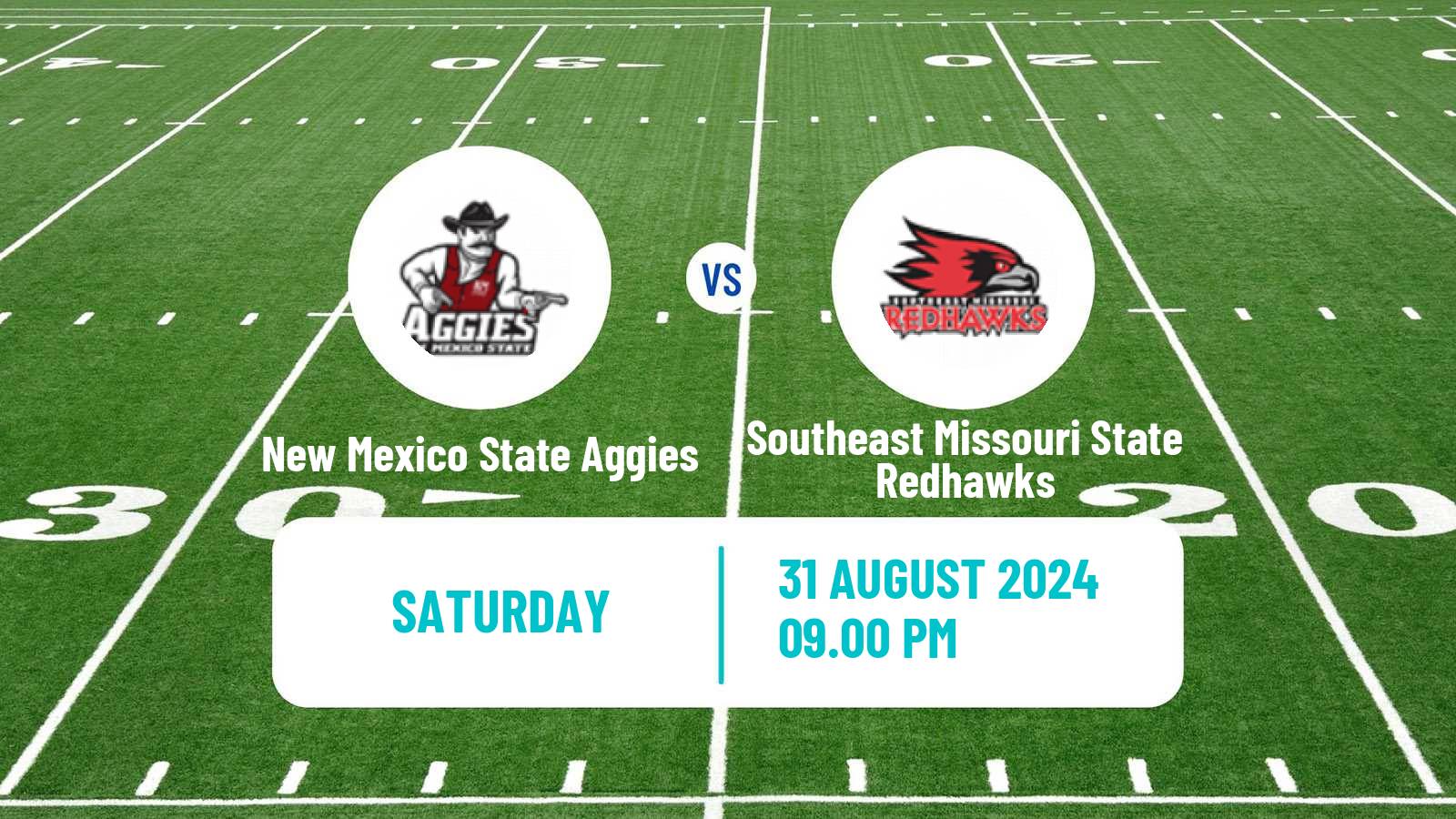 American football NCAA College Football New Mexico State Aggies - Southeast Missouri State Redhawks