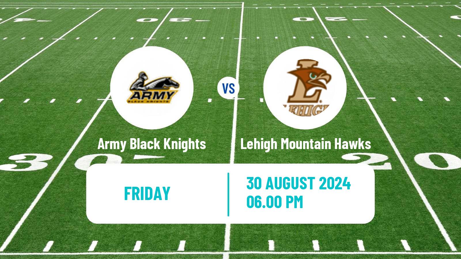 American football NCAA College Football Army Black Knights - Lehigh Mountain Hawks