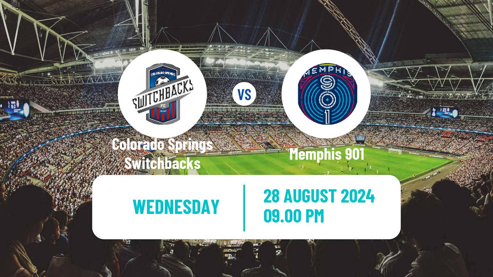 Soccer USL Championship Colorado Springs Switchbacks - Memphis 901