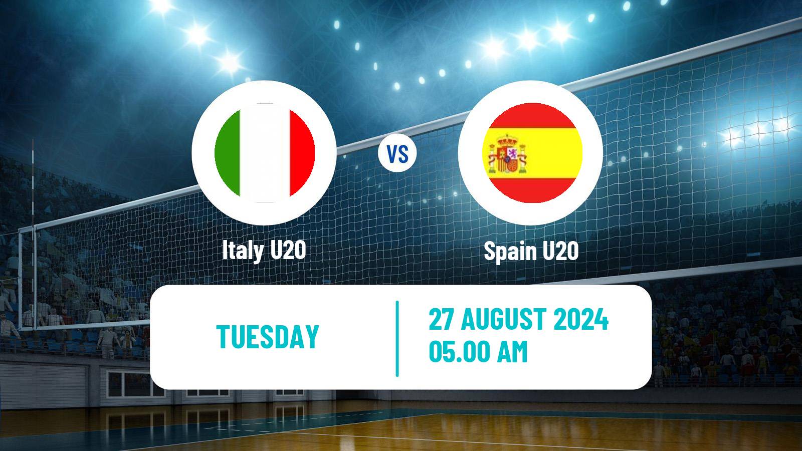 Volleyball European Championship U20 Volleyball Italy U20 - Spain U20