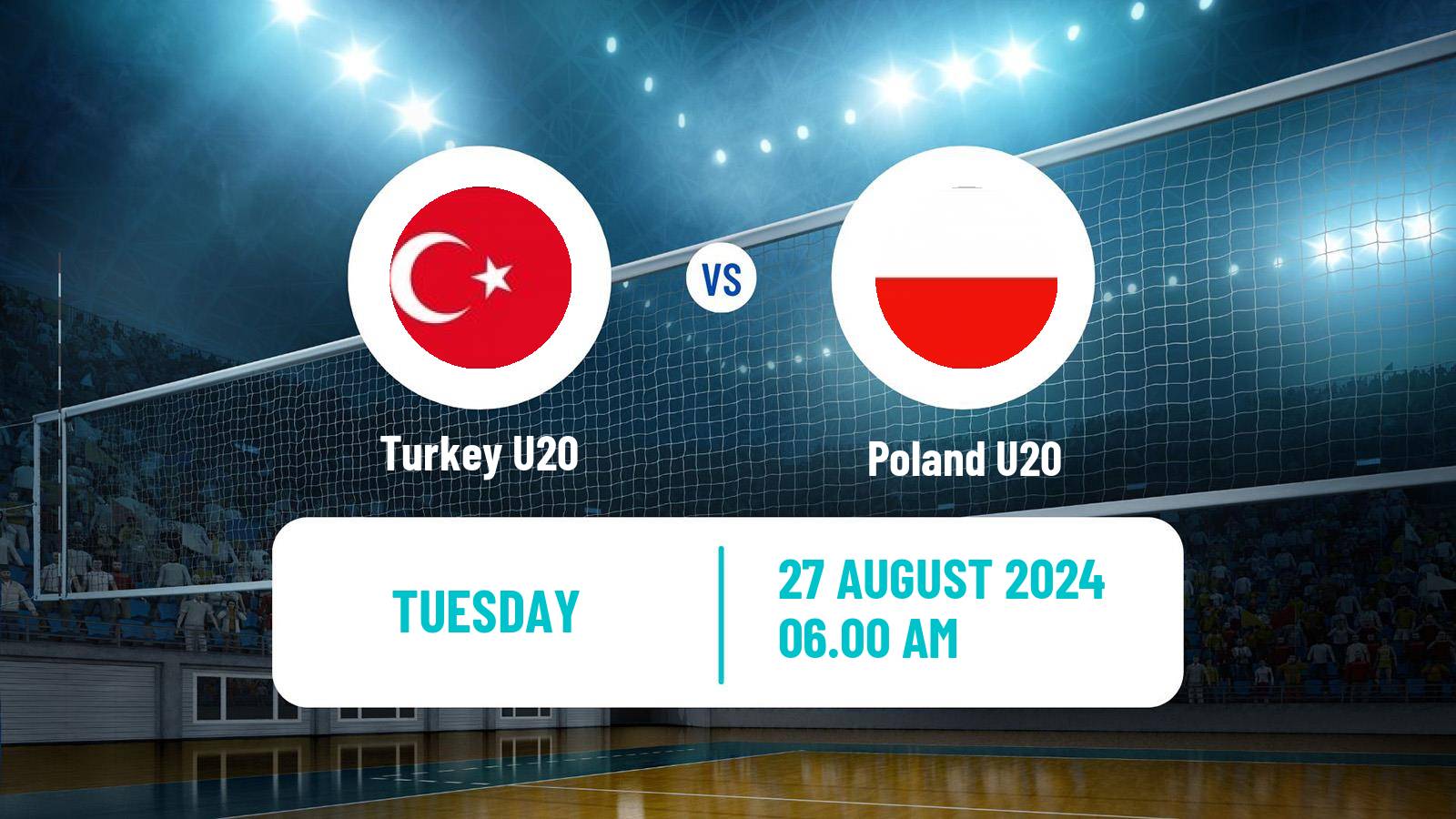 Volleyball European Championship U20 Volleyball Turkey U20 - Poland U20