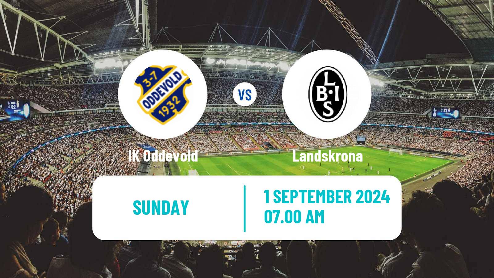 Soccer Swedish Superettan Oddevold - Landskrona