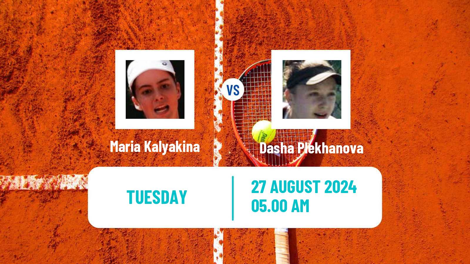 Tennis ITF W15 Monastir 51 Women Maria Kalyakina - Dasha Plekhanova