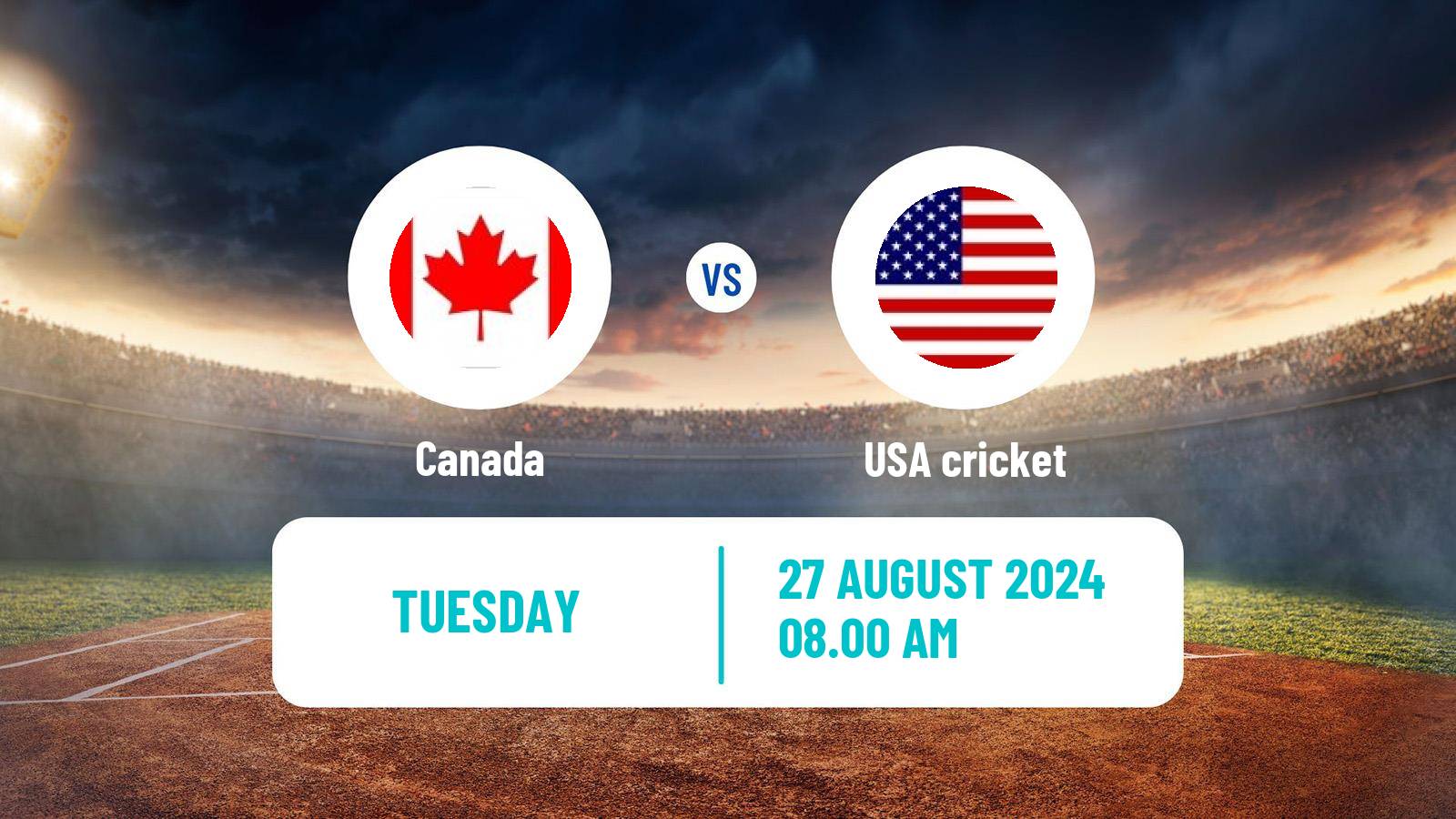 Cricket T20 Tri-Series Netherlands Canada - USA