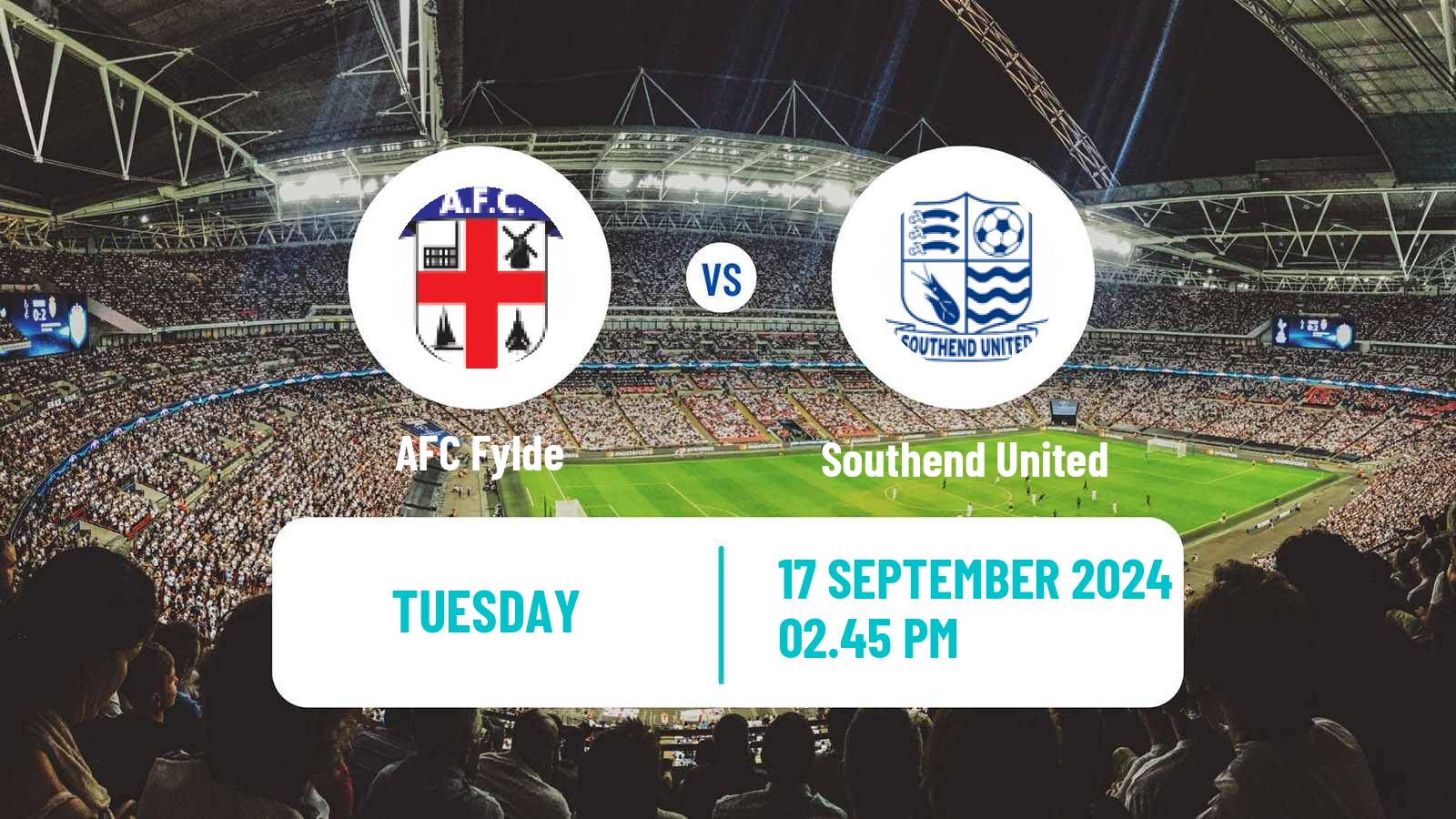 Soccer English National League Fylde - Southend United