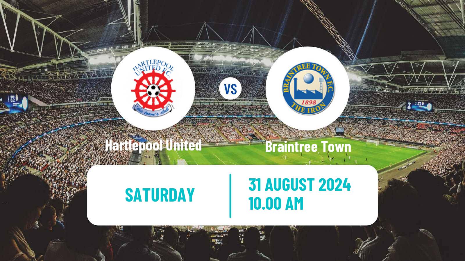 Soccer English National League Hartlepool United - Braintree Town