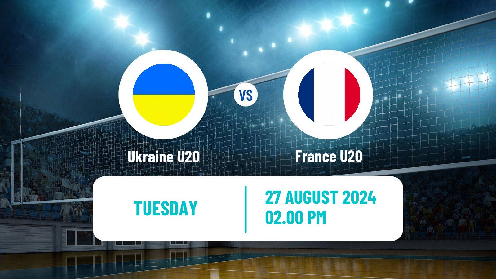 Volleyball European Championship U20 Volleyball Ukraine U20 - France U20