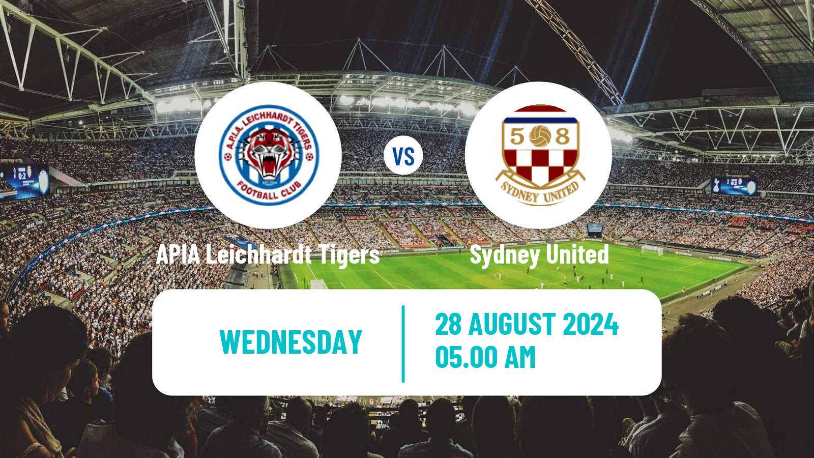 Soccer Australian NPL NSW APIA Leichhardt Tigers - Sydney United