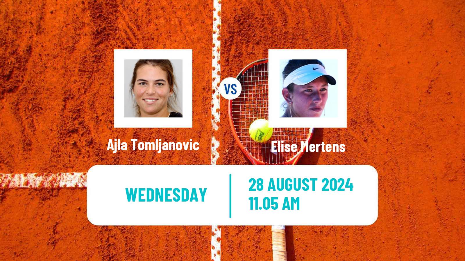 Tennis WTA US Open Ajla Tomljanovic - Elise Mertens