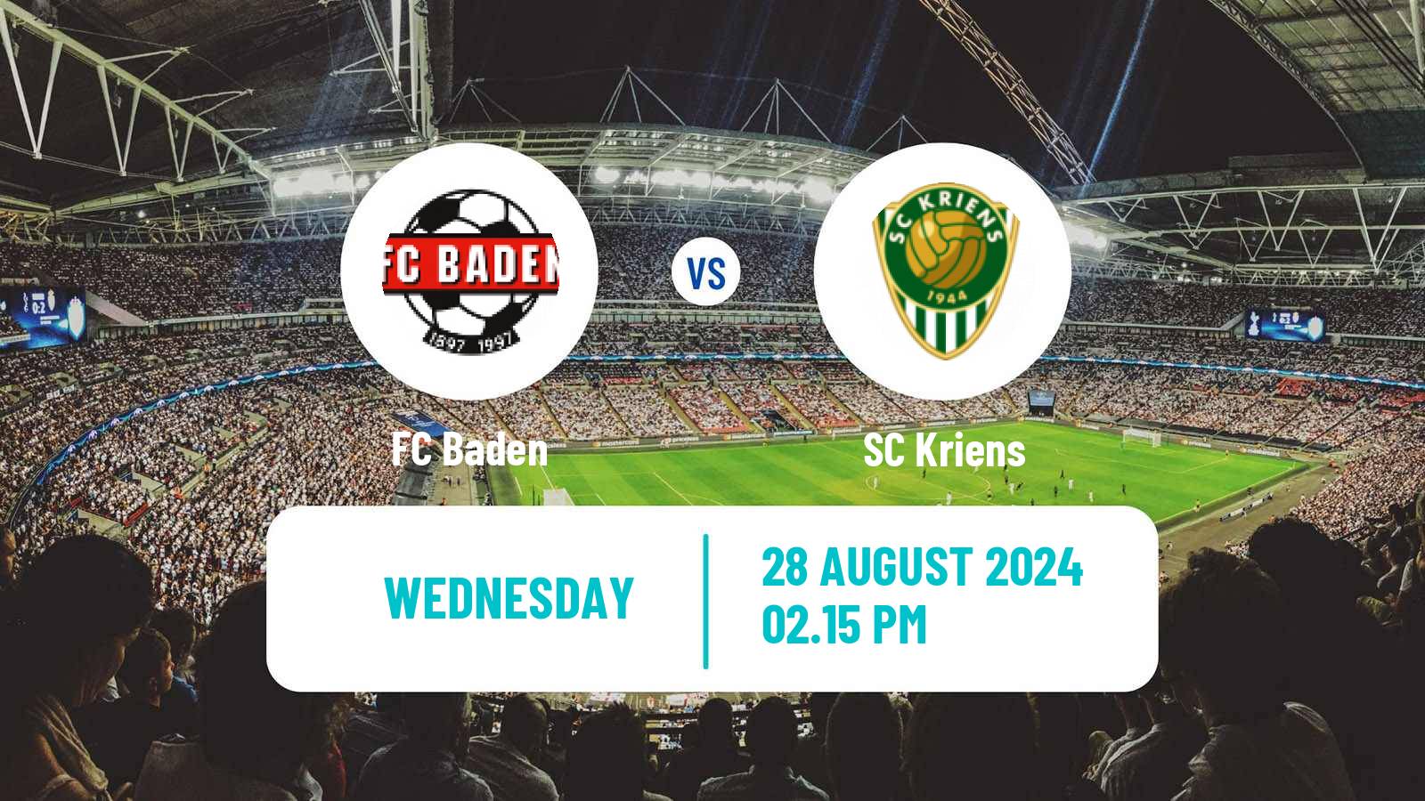 Soccer Swiss Promotion League Baden - Kriens