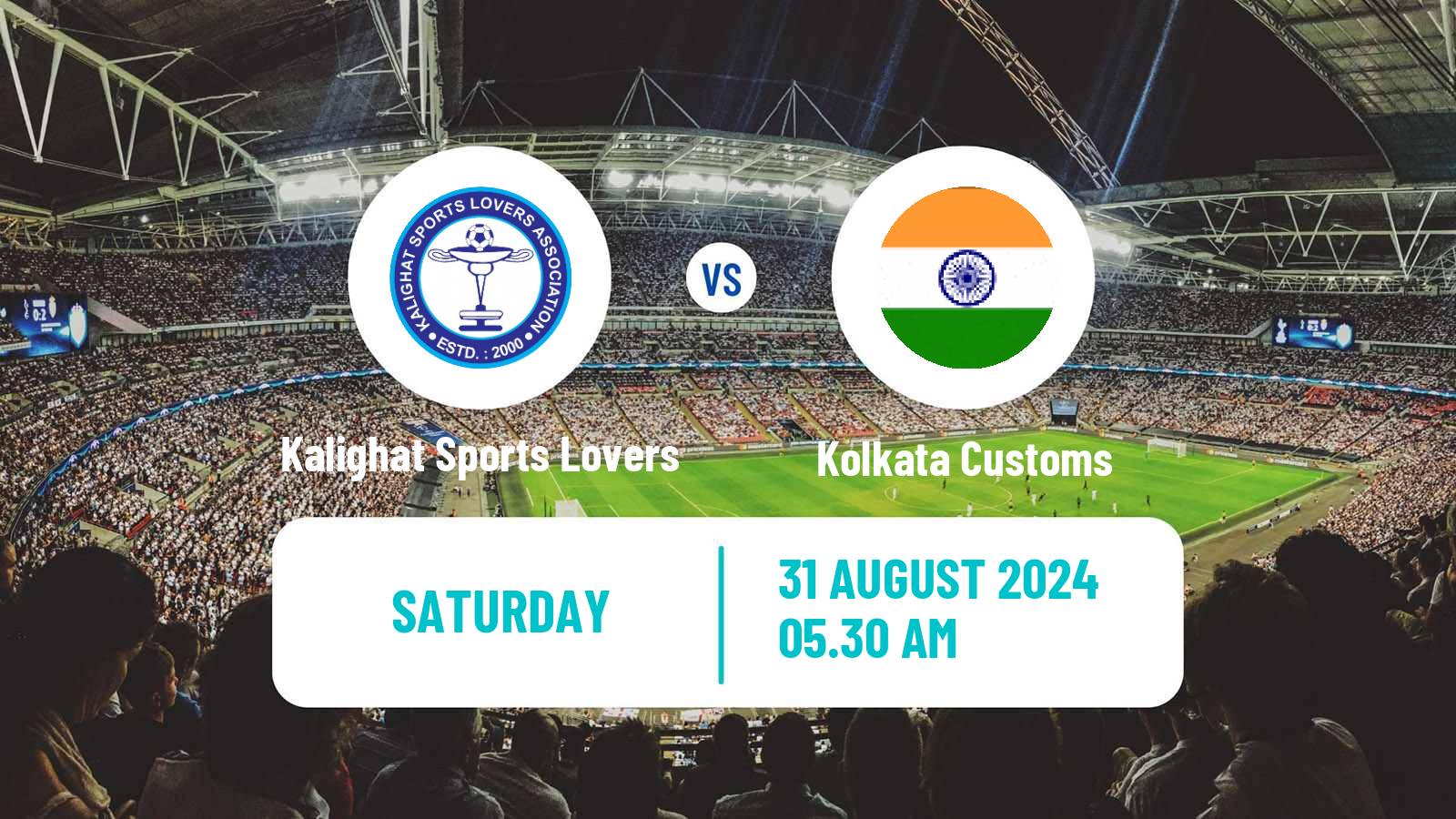 Soccer Calcutta Premier Division Kalighat Sports Lovers - Kolkata Customs