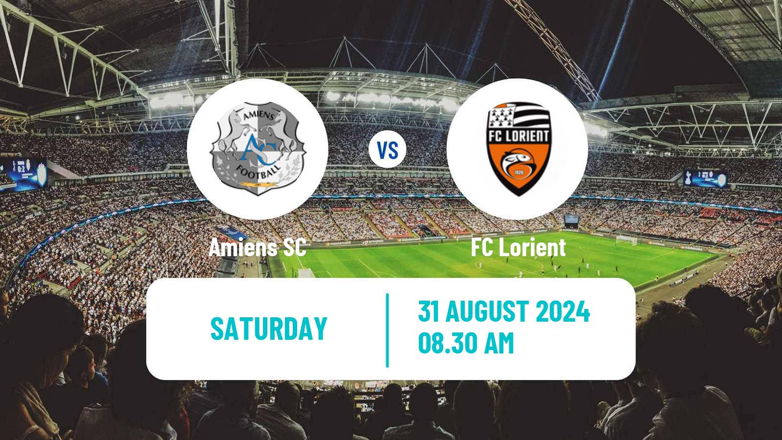 Soccer French Ligue 2 Amiens - Lorient