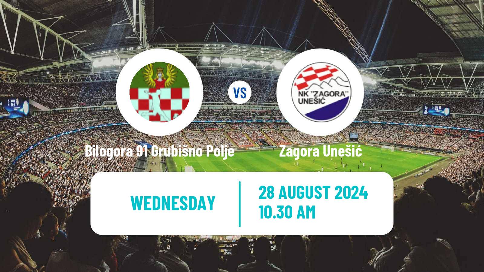 Soccer Croatian Cup Bilogora 91 Grubišno Polje - Zagora Unešić