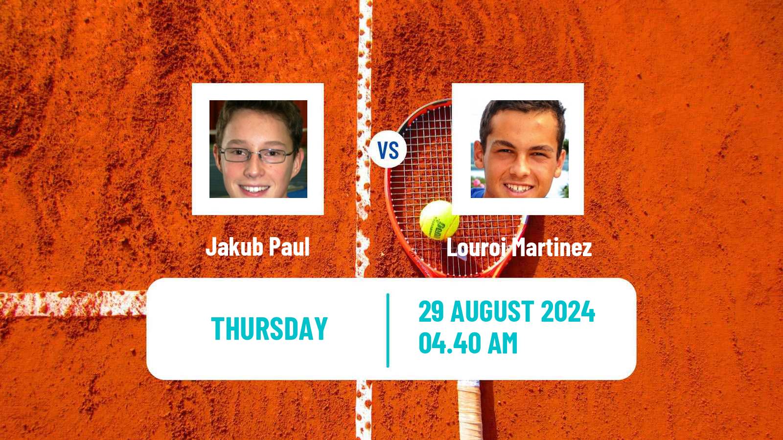 Tennis ITF M25 Sion Men Jakub Paul - Louroi Martinez