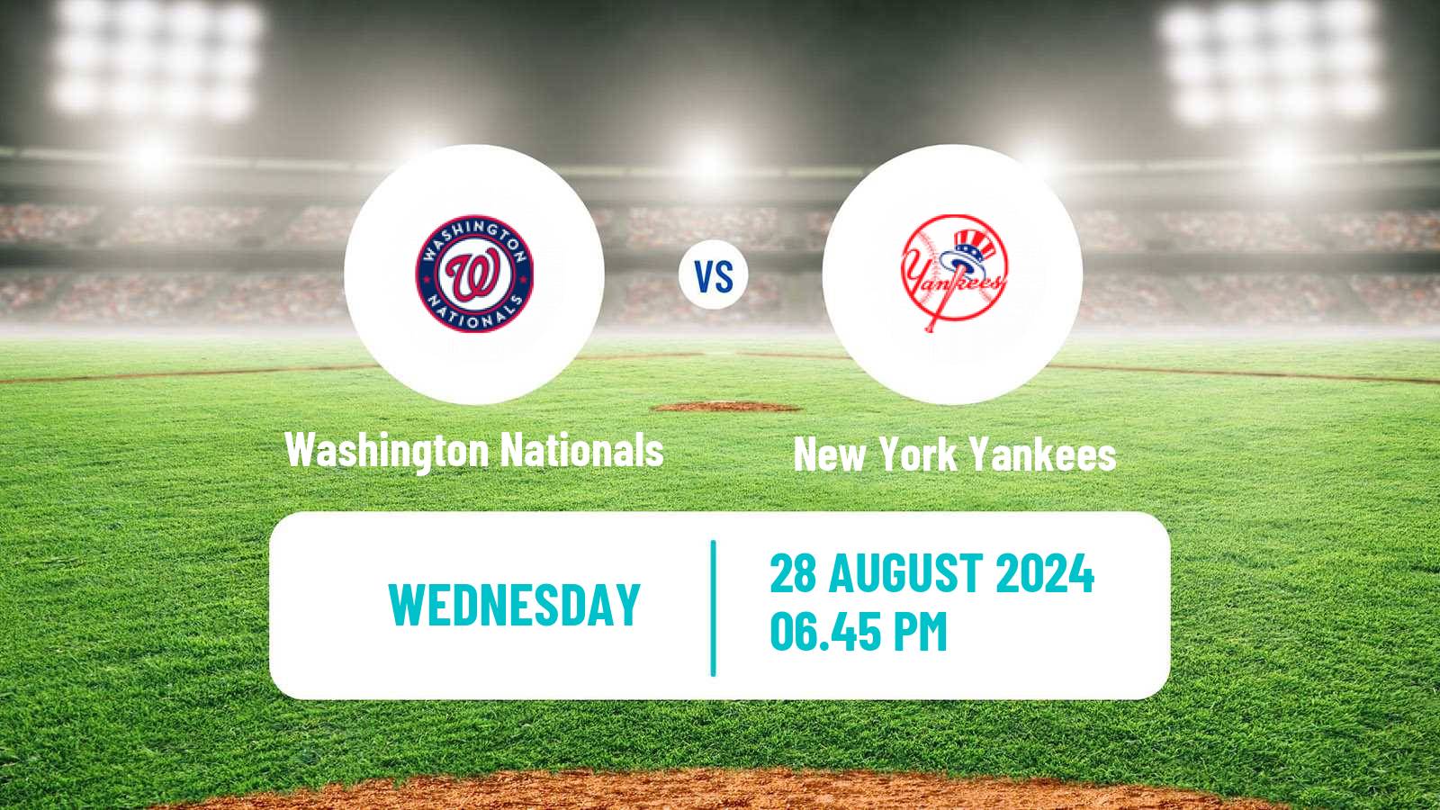 Baseball MLB Washington Nationals - New York Yankees