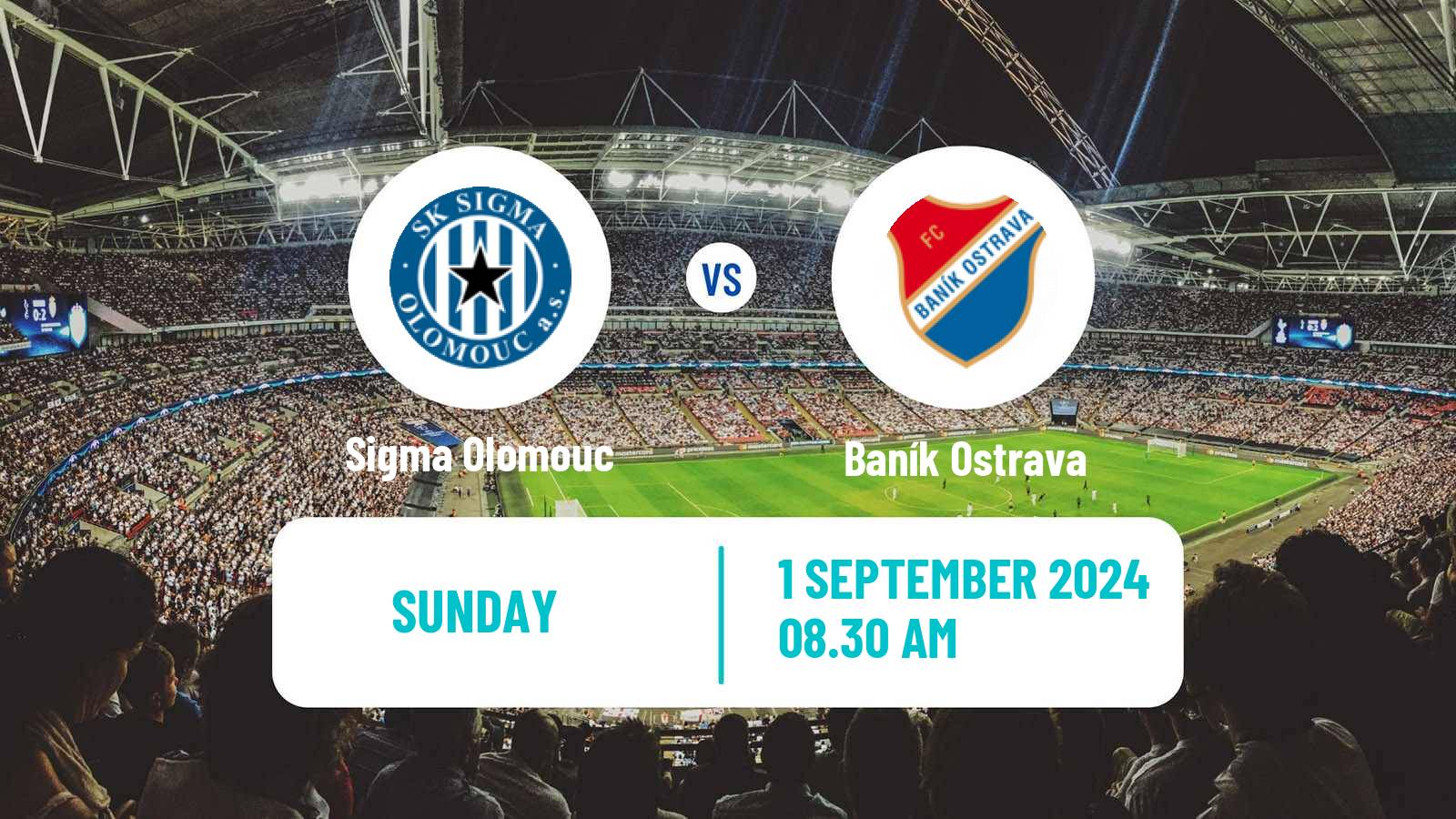 Soccer Czech 1 Liga Sigma Olomouc - Baník Ostrava