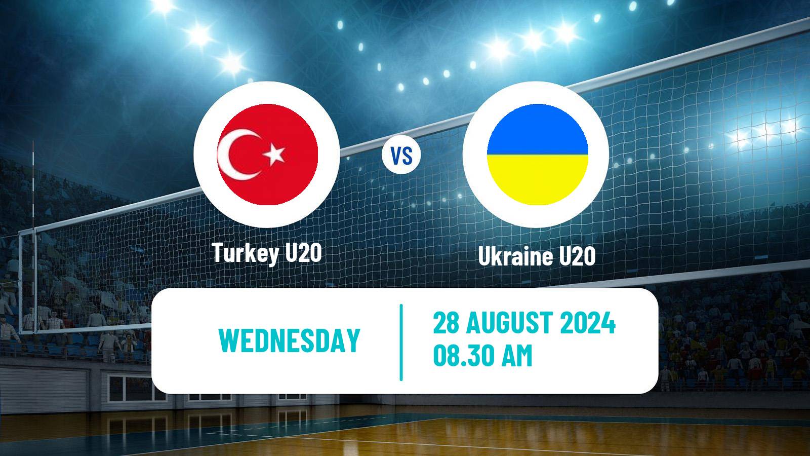 Volleyball European Championship U20 Volleyball Turkey U20 - Ukraine U20