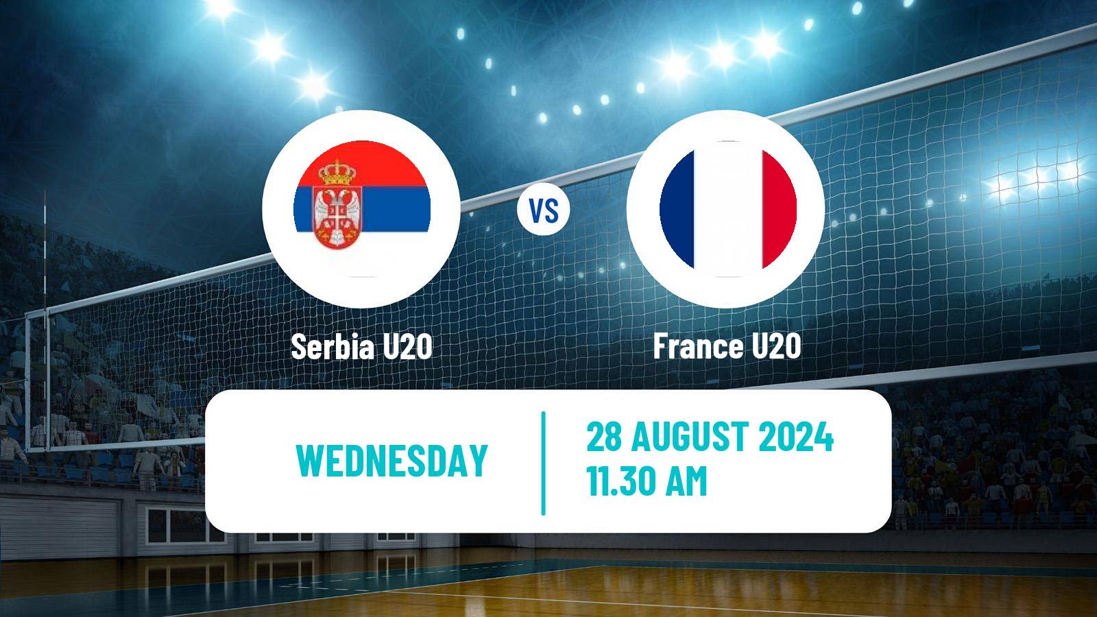 Volleyball European Championship U20 Volleyball Serbia U20 - France U20